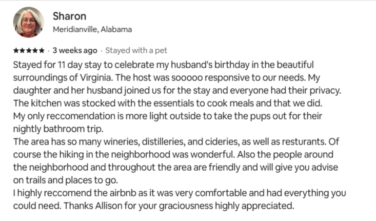 Sharon extra good one